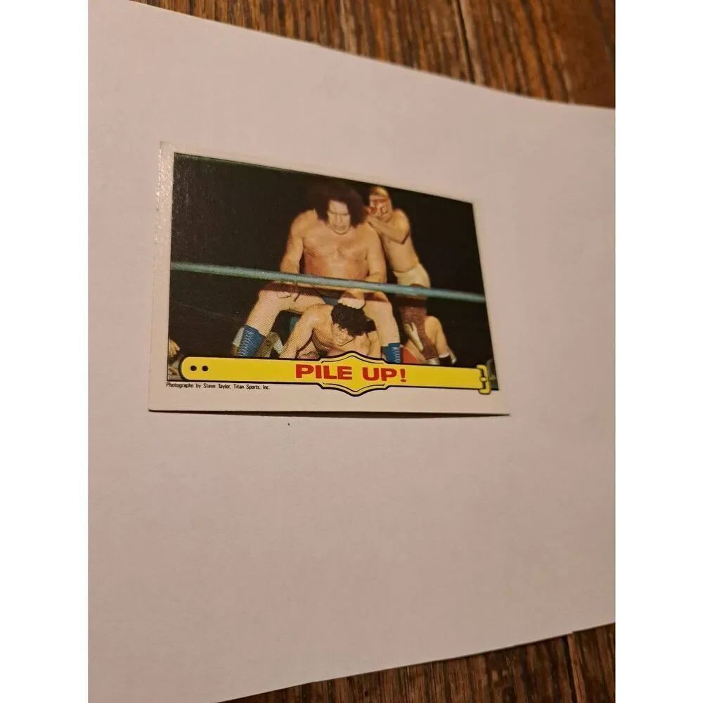 1985 Topps WWF Andre the Giant Ringside Action #50 Vintage Wrestling Card